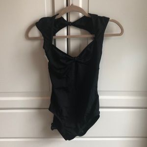 Natalie pinch front leotard